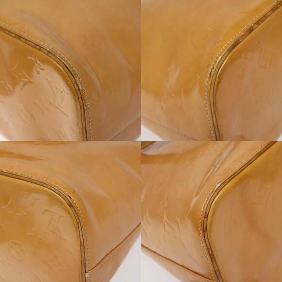 LOUIS VUITTON Monogram Vernis Houston Bag Marshmallow Pink M91302 - Picture 10 of 13